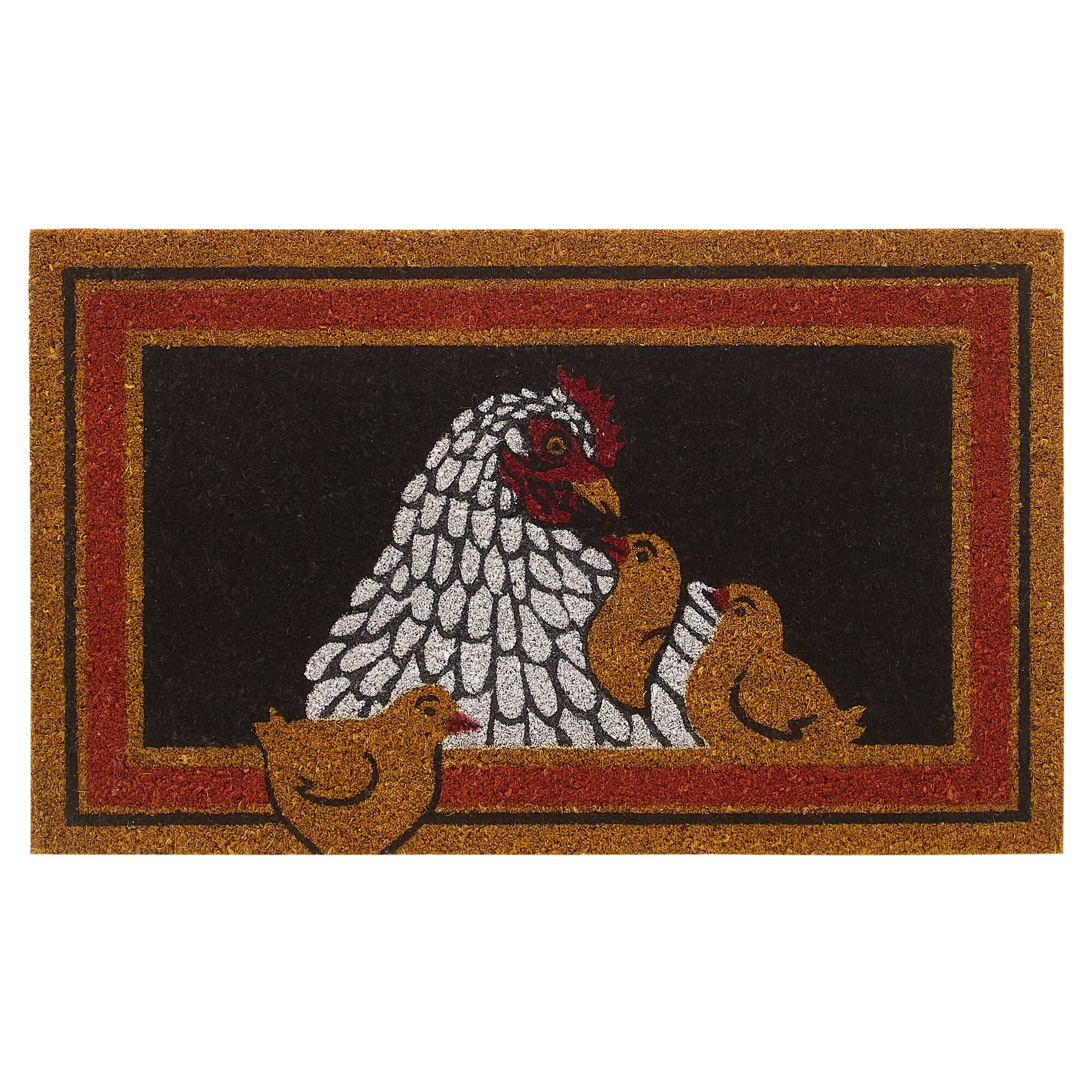 Better Trends Coir Door Mat, 100 Natural Jute, 18" x 30" Rectangle